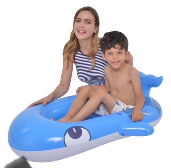 inflable flotador bote ballena